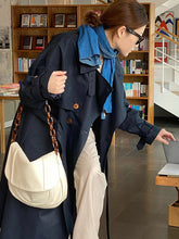 Artistic Retro Chain Solid Shoulder Bag